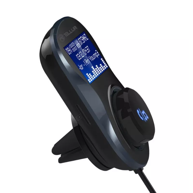 Tellur FMT-B4 Bluetooth FM Transmitter, microSD, Black