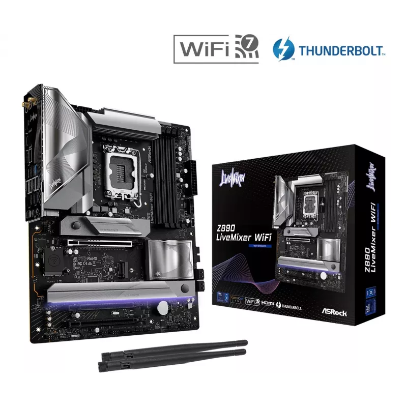 ASRock Z890 LiveMixer WiFi ATX Motherboard