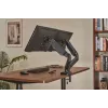 Monitor Arm up up Economical Interactive Counterbalance Dual Monitor Arm Matte Black VESA 75x75/100x100