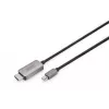 DIGITUS - Adapter Cable - Mini DisplayPort (M) to HDMI (M) - 1,0m - Support von 8K 60 Hz - Black (DB-340109-010-S)