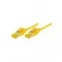 Tecline Premium - Patch-Cable - RJ-45 (M) to RJ-45 (M) - 50 cm - SFTP, PiMF -Cat.7 Raw Cable (Cable) / CAT 6a (Ports) - Shielded, Halogen-Free, Snagless - Yellow (70700Y)