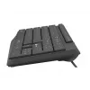 Wired USB Full-size Keyboard and Mouse set NATEC SQUID — QWERTY US International, 105 keys, Black, 1600 DPI mouse