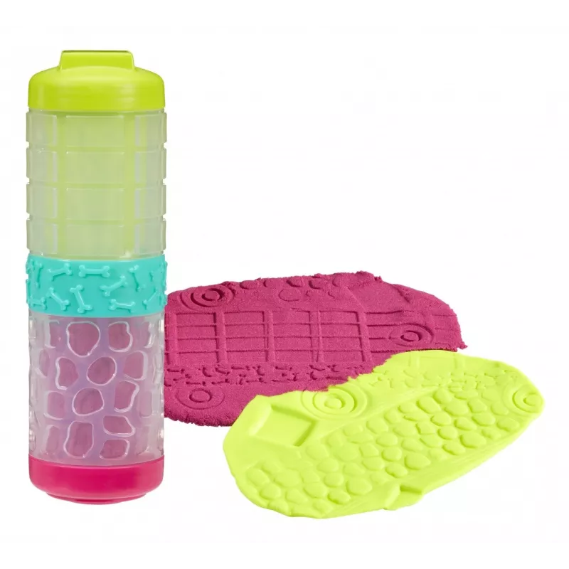 Plastic mass Wonder Factory Never Dry Dough, Lime Green, Pink
