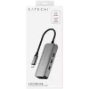 Satechi docking station 4-in-1 ST-H3C25EM USB-C 3.2 Gen2 Grey (ST-H3C25EM)