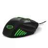Wired Gaming Mouse ESPERANZA EGM201G — right-hand, optical 2400 DPI, 7 buttons, USB Type-A, 1.5 m cable, black/green