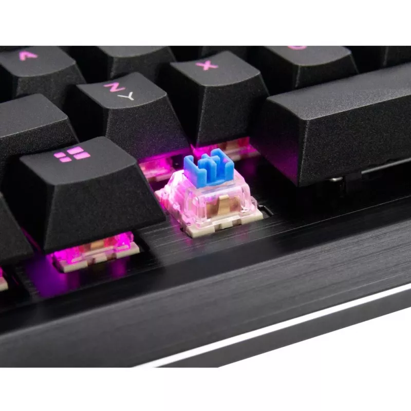 Inter-Tech NK-2000ME Keyboard USB QWERTZ Black (88884100)