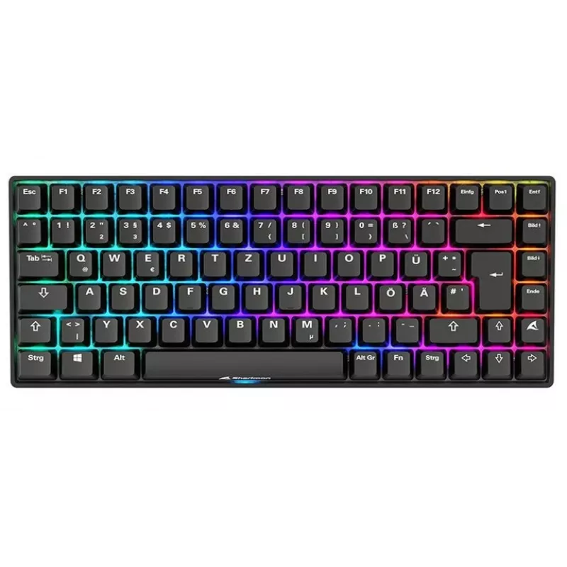 Mechanical Gaming Keyboard Sharkoon Skiller SGK50S3 PBT Black Yellow RGB