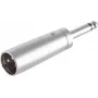 XLR to 6.3mm Mono Adapter ShiverPeaks BS55030, female XLR to 6.3 mm TS
