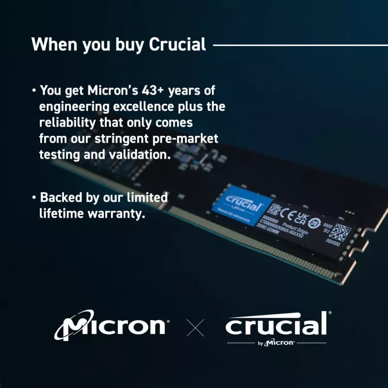 Crucial Pro - DDR5 - Modul - 16 GB - DIMM 288-PIN Low Profile