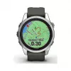 Garmin fēnix 7S Pro 3.05 cm (1.2) MIP 42 mm Digital 240 x 240 pixels Touchscreen Silver Wi-Fi GPS (satellite)