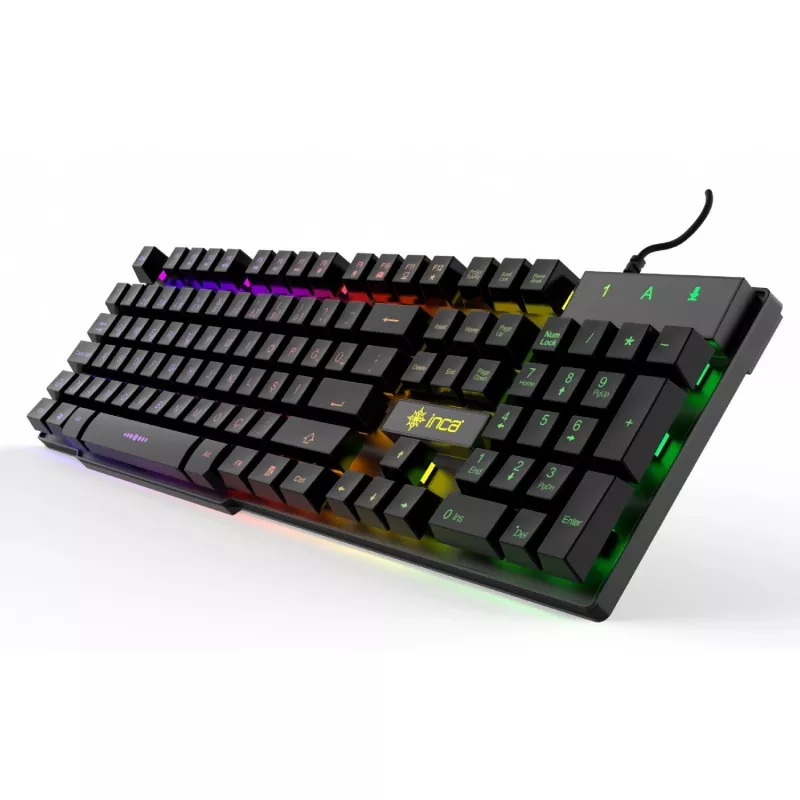 Incase Gaming Keyboard IKG-446 Regenbogen, RGB, dt. Layout retail