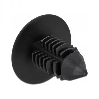 Fir tree clip DeLOCK 60187 black nylon 15mm 14.5mm 10 pieces