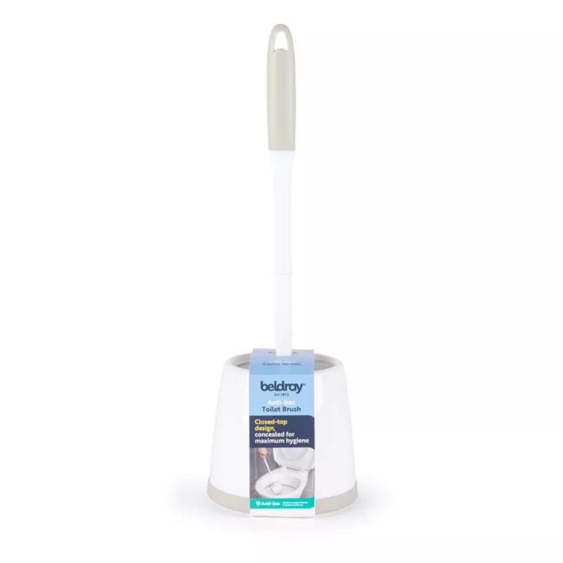 Toilet brush Beldray LA080714UFFEU7 with antibacterial holder