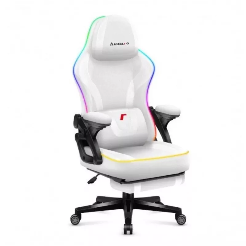 RGB White Mesh gaming chair
