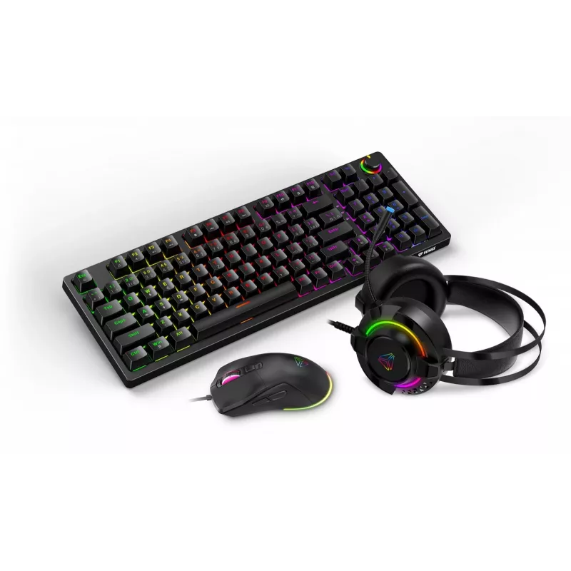 Gaming set Yenkee YGS 03 ECLIPSE 3-in-1 (keyboard, mouse, headset)