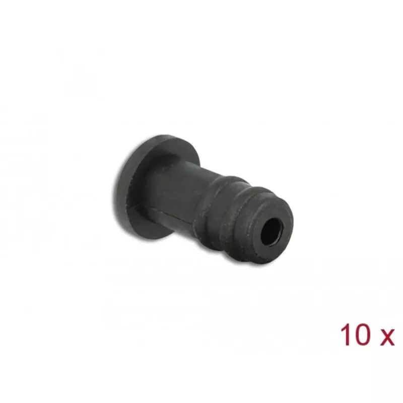 Dust Cover DeLOCK 60251 for 3.5 mm stereo jack female 10 pieces black