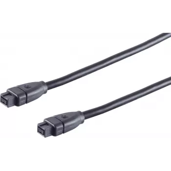 FireWire IEEE 1394b cable 9-pin to 9-pin, 5.0 m, black — Divers CO 77305