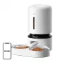 Pet feeder Aptel Granary with double bowl 5L, white