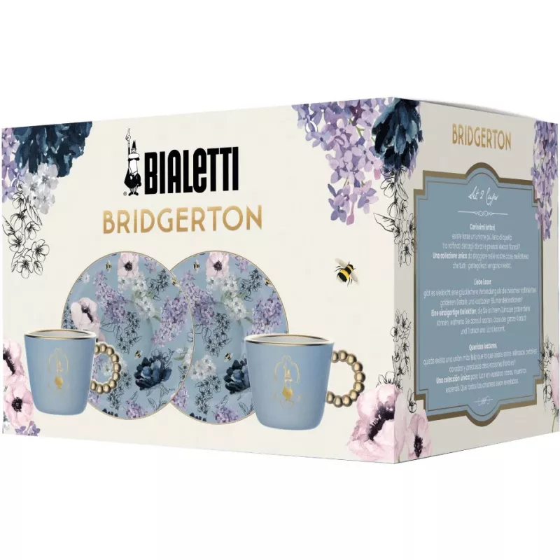 Bialetti Bridgerton for Espresso 2 pc(s). x 80 ml Blue