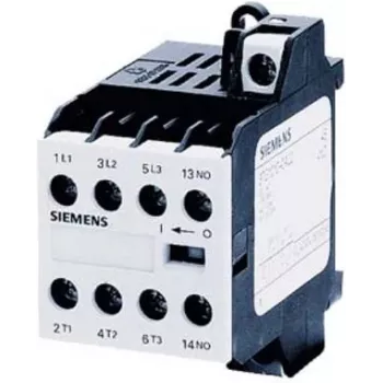 Siemens mini contactor 230 VAC 50/60 Hz 3 NO+1 NC - screw terminals (3TG1001-0AL2)