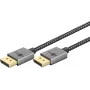 DisplayPort Cable 2.0/2.1 Slim (Silver/black, 1 Meter)