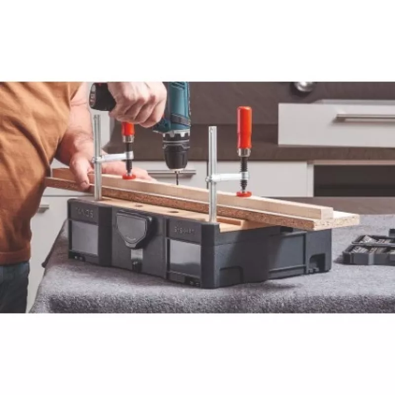Toggle clamp BESSEY STC-S-MFT Black Red Silver Wood 14 pcs