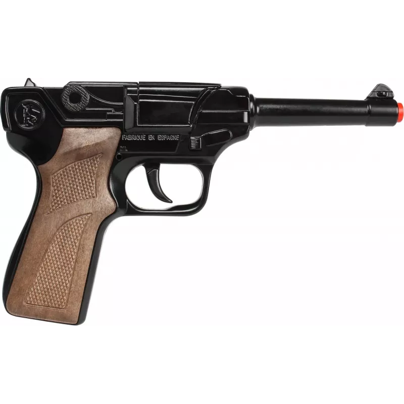 Metal toy police revolver Gonher 8-shot, metal construction, model 258441