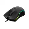Wired heated gaming mouse ActiveJet AMY-W390 — ambidextrous, optical 2000 DPI, USB Type-A, 4 buttons, black
