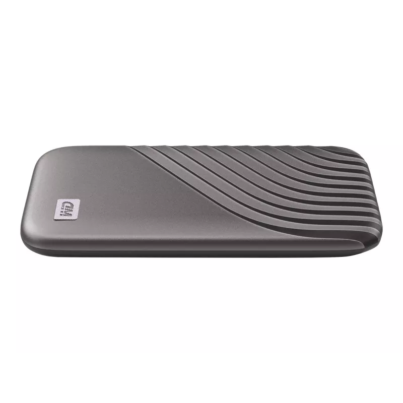 WD My Passport SSD WDBAGF0040BGY - SSD - encrypted - 4 TB - external (Portable) - USB 3.2 Gen 2 (USB-C Connector) - 256-Bit-AES - Grey