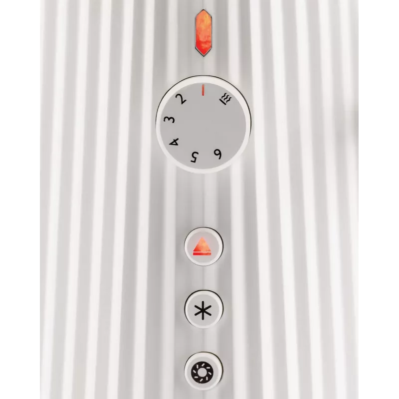 Alessi Toaster Pleated White