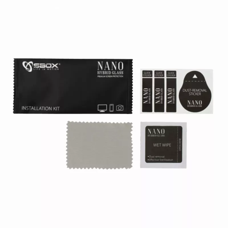 Sbox Nano Hybrid Glass 9H Screen Protector for Samsung Gear S3 Frontier