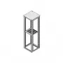 VARISTAR 48,30cm (19)-Rack Shelf, stat., 75kg Load Capacity, f. 600mm Depth (26.10.0538)