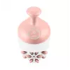 Handheld rolling massager Medisana AC 950 — cordless Li‑Ion, 2 power levels, ergonomic handles, 381 g, rose gold/white