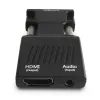 SAVIO CL-145 VGA to HDMI converter, Audio, Full HD Black