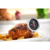 Analog food thermometer GEFU MESSIMO 10–120 °C, stainless steel, black