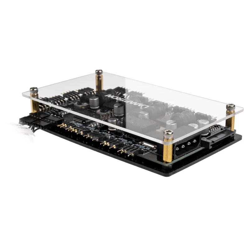 Fan and RGB Controller Lamptron RW460 for Water Cooling Systems — black