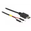USB cable DeLOCK 85418 0.1 m USB C Black