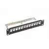 Patch panel LANBERG PPKS-9212-B 12-port 1U 10 inch FTP