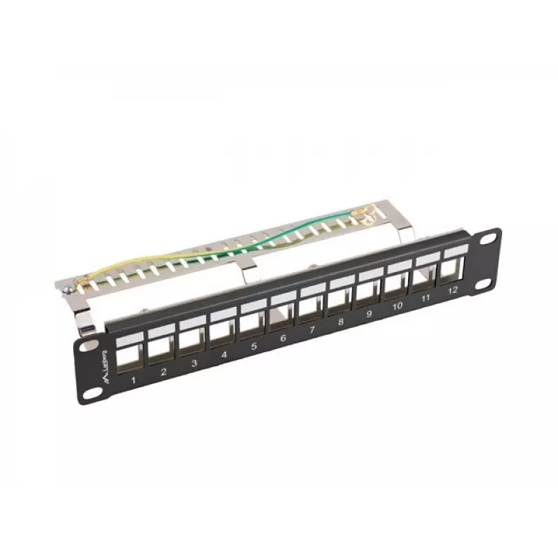 Patch panel LANBERG PPKS-9212-B 12-port 1U 10 inch FTP