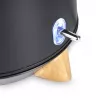 Electric kettle Princess 1.7 L 3000 W, stainless steel housing, cordless, beige/black