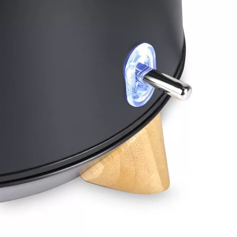 Electric kettle Princess 1.7 L 3000 W, stainless steel housing, cordless, beige/black