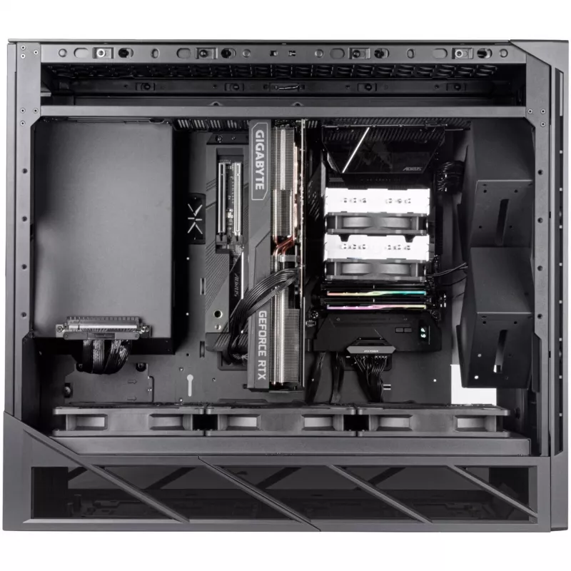 ALTA F2, Big-Tower-Enclosure black, Tempered Glass