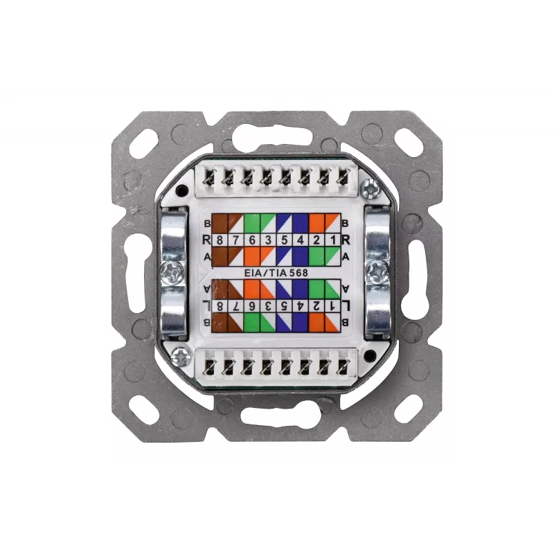 Network Outlet Digitus CAT 6A Class EA DN-9007-S-1