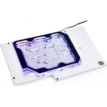 Alphacool Aurora GPX-N - water block + Heat Sink - acrylic - Copper - Nickel - 3-pin JST - 1/4 - 60 °C - 0,8 bar (13039)