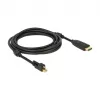 Video cable adapter DeLOCK 83731 Mini DisplayPort to HDMI 3m Black