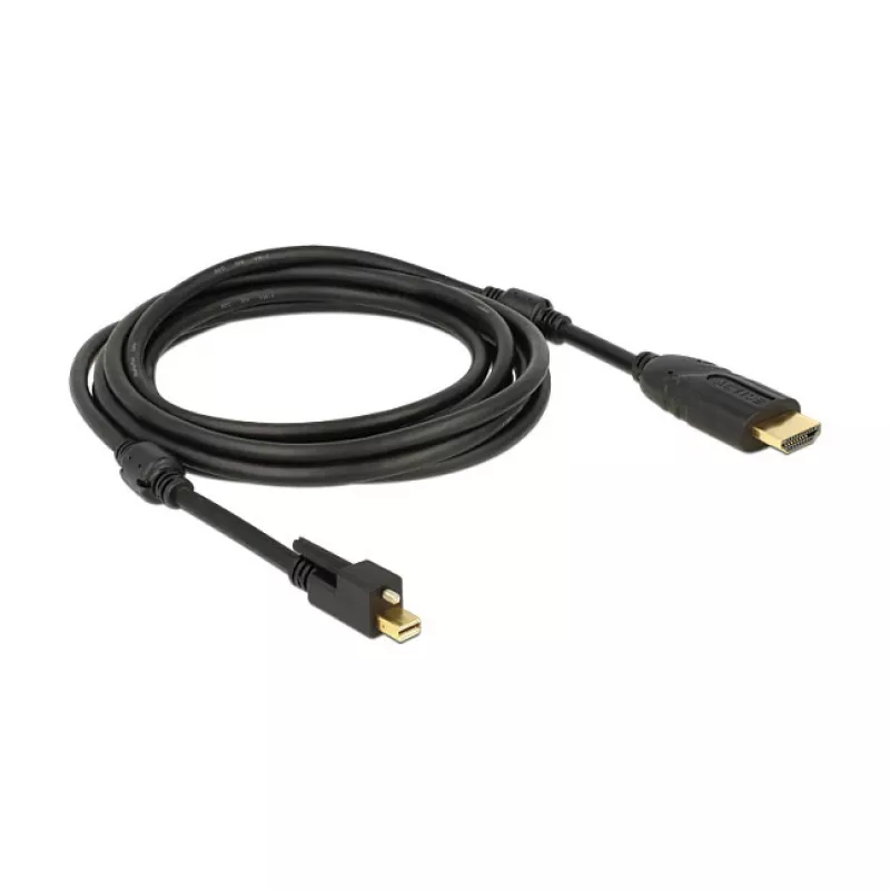 Video cable adapter DeLOCK 83731 Mini DisplayPort to HDMI 3m Black