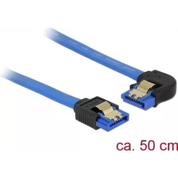SATA Cable DeLOCK 84985 0.5m SATA 7-pin Black Blue