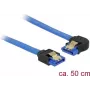 SATA Cable DeLOCK 84985 0.5m SATA 7-pin Black Blue