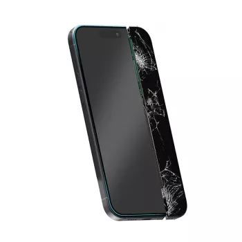 Tempered hybrid glass screen protector Crong for iPhone 15 CRG-NANO-IP61 9H hardness anti-scratch