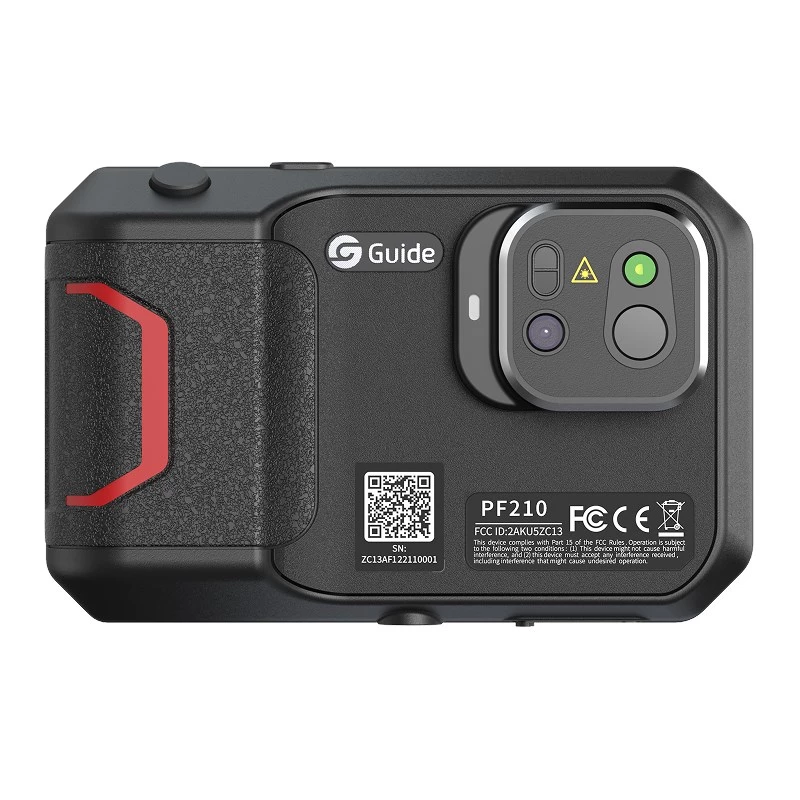 Thermal imaging camera Guide Sensmart PF210 256×192 px, 3.5 inch LCD, 25 Hz, -20–550 °C, 16 GB, Wi‑Fi, USB‑C